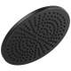 2.5 GPM Round Raincan Showerhead in Matte Black