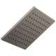 1.75 GPM Square Raincan Showerhead in Luxe Steel