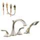 Roman Tub Trim Kit With Hand Shower in Brushed Nickel