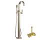 Single Handle Freestanding Tub Filler Trim Kit in Brushed Nickel