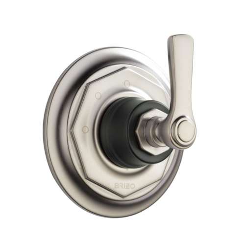 T60861-NKBL Rook 3-Function Diverter Trim in Luxe Nickel/Matte Black