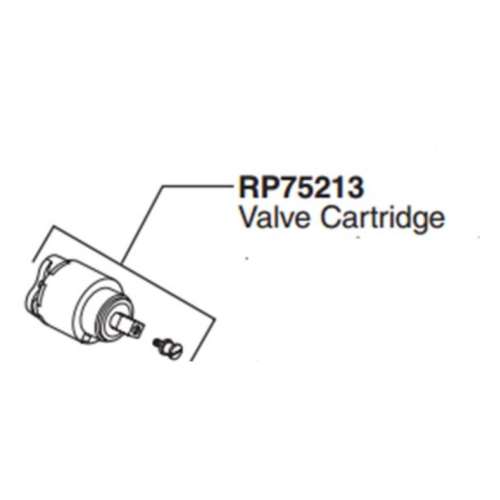 Replacement Valve Cartridge in Polished Chrome