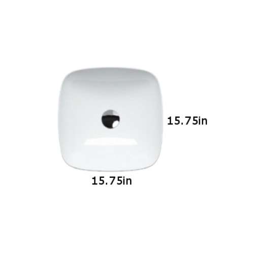 Lux 40 Washbasin in Satin White