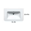 Up 80 Washbasin in White