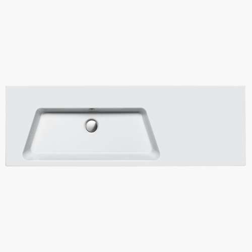 140 Series 55-in W x 18.5-in L Sink White