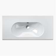 100 Series 39.37-in W x 18.9-in L Sink White