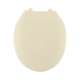 Plastic Round Toilet Seat in Bone