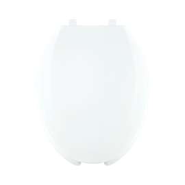 820STSS-001 Plastic Elongated Toilet Seat in White