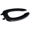 630-407 Plastic Elongated Toilet Seat in Black