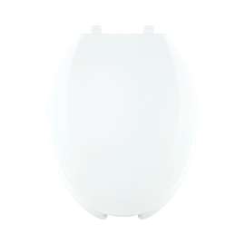 820TM-001 Plastic Elongated Toilet Seat in White