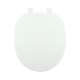 200-001 Plastic Round Toilet Seat in White
