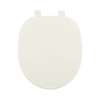 Plastic Round Toilet Seat in Biscuit/Linen