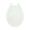 1200-001 Plastic Round Toilet Seat in White