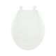 1200-001 Plastic Round Toilet Seat in White