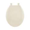 1200-106-A Plastic Round Toilet Seat in Bone