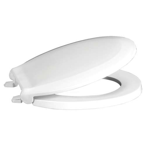 440STS-001 Plastic Round Toilet Seat in White
