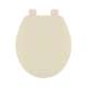 700-106-A Wood Round Toilet Seat in Bone