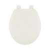 Wood Round Toilet Seat in Biscuit/Linen