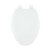 900-001 Wood Elongated Toilet Seat in White