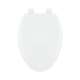 900-001 Wood Elongated Toilet Seat in White
