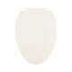 Plastic Elongated Slow-Close Toilet Seat in Biscuit/Linen