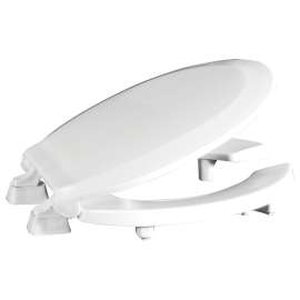 HL460STS-001 Plastic Round Toilet Seat in White