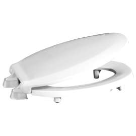 HL800STS-001 Plastic Elongated Toilet Seat in White