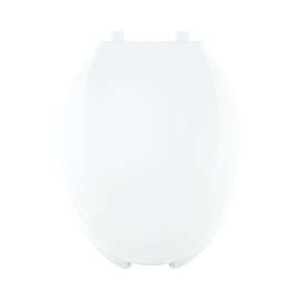 820STS-001 Plastic Elongated Toilet Seat in White