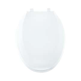 800STS-001 Plastic Elongated Toilet Seat in White
