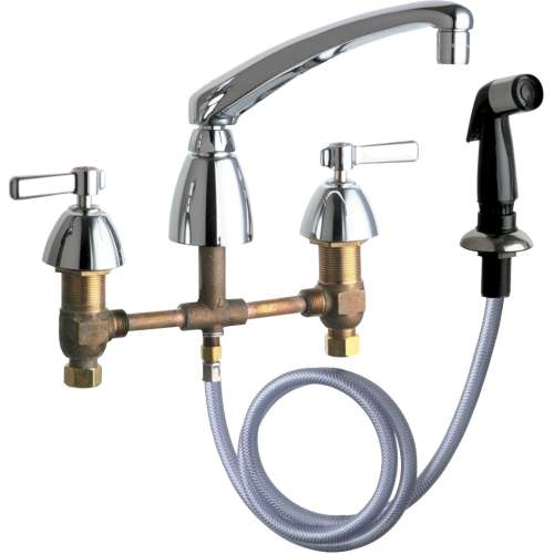 200-AL8E35ABCP Deck-Mounted Manual Sink Faucet with 8