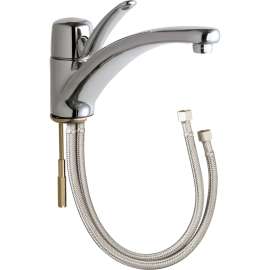 1.5 GPM Deck Mounted Manual Sink Faucet, Single Hole Mounting with optional 8