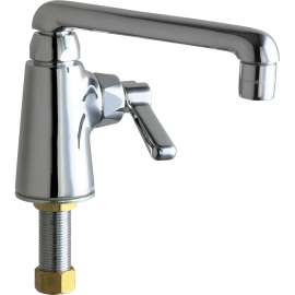 349-E35ABCP Deck-Mounted Manual Sink Faucet, Single-Hole, Single-Supply with 6