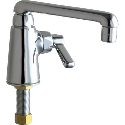 349-E35ABCP Deck-Mounted Manual Sink Faucet, Single-Hole, Single-Supply with 6