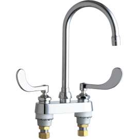 Deck-Mounted Manual Ecast Sink Faucet with 4