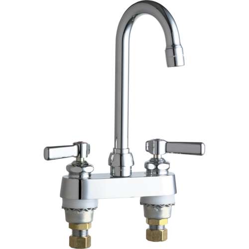 895-E35ABCP Deck-Mounted Manual Sink Faucet with 4