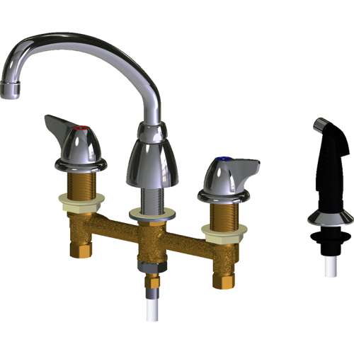 Deck-Mounted Manual Sink Faucet with 8