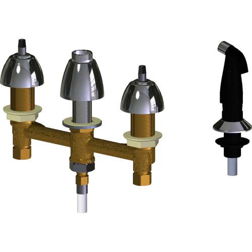 Deck-Mounted Manual Sink Faucet with 8