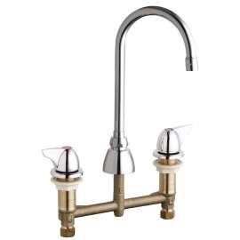 Deck Mounted Manual Ecast Sink Faucet with 8