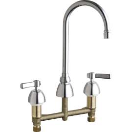 1.5 GPM Deck Mounted Manual Sink Faucet with 8