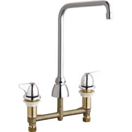 201-VAHA81000AB High Arch Kitchen Faucet with Single-Wing Handles in Polished Chrome