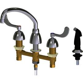 2.2 GPM Deck-Mounted Manual Sink Faucet with 8