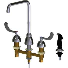 2.2 GPM Deck-Mounted Manual Sink Faucet with 8