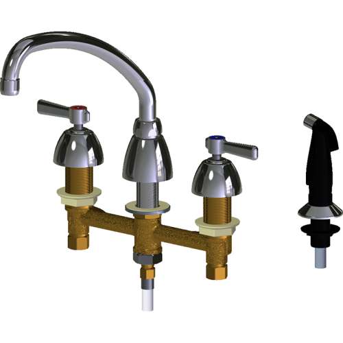 2.2 GPM Deck-Mounted Manual Sink Faucet with 8