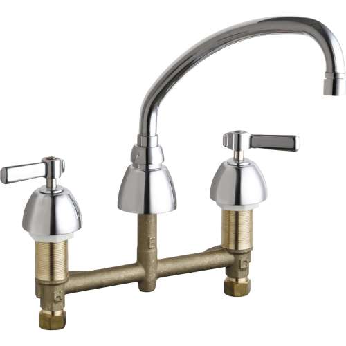 Deck Mounted Manual Sink Faucet with 8
