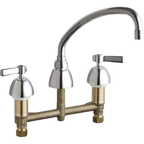 Deck Mounted Manual Sink Faucet with 8
