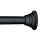 Creative Specialties Tension TR1000BL 44in - 72in Adjustable Shower Curtain Rod in Black
