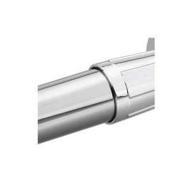 6ft Aluminum Shower Rod in Stainless Steel