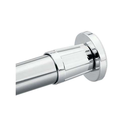 Creative Specialties Donner Commercial 54-5 Shower Rod in Chrome