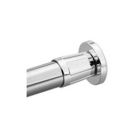 Adjustable Shower Rod Flange Set in Chrome
