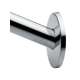 Curved Shower Rod Flange Kit (Flange) in Polished Stainless Steel